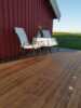 Platting/terrasse ved eldhuset